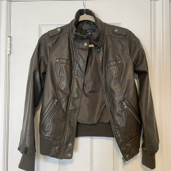 Brown Bomber Jacket - Picture 4 of 5
